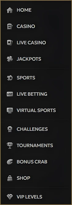 Catégories de jeux du Spinsy Casino